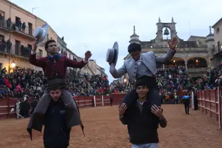 Novillada sin picadores del bolsín taurino y rejones en Ciudad Rodrigo | Mateo G.J.