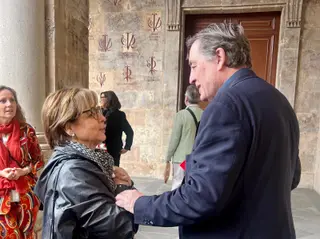 Piedad Bonnett y Luis García Montero