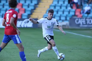 Alberto Espeso, en el duelo ante el Bergantiños / FOTO SALAMANCA24HORAS.COM