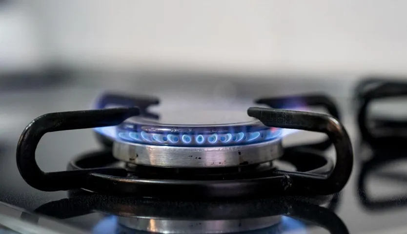 Fuego de cocina con ga. Foto EP