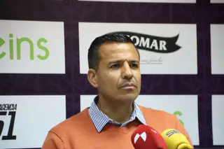 Rafa Dueñas en rueda de prensa