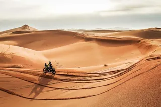Lorenzo Santolino en el Dakar 2023