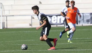 Hugo de Bustos, en un partido anterior | FOTO SALAMANCA24HORAS.COM