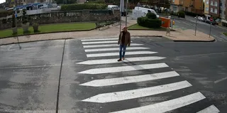 Paso de peatones inteligente Santa Marta