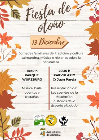 Cartel de la Fiesta de Otoño 2024