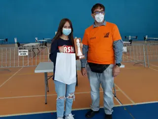 Lucía Sánchez, ganadora en categoría sub18.