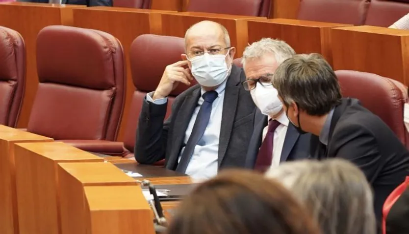 Francisco Igea de Cs durante el Pleno de Constitución de las Cortes. ICAL