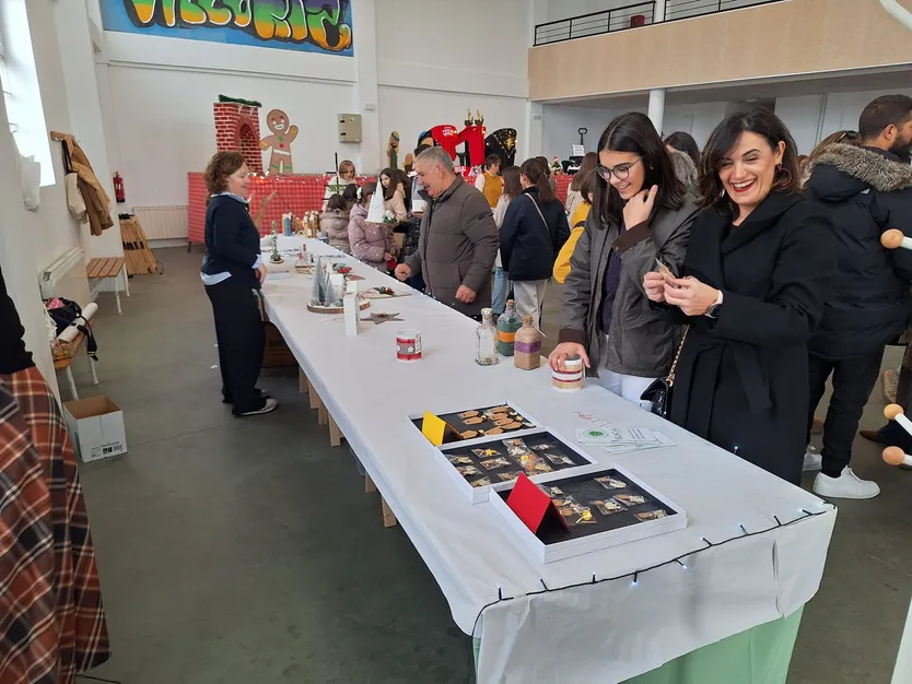Mercadillo solidario de Navidad en Villoria con productos artesanales