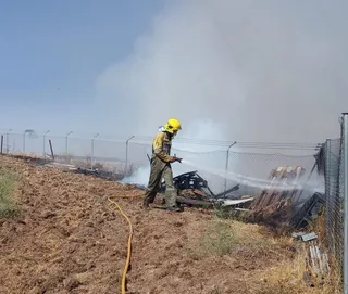 Incendio forestal en Aldeaseca de Alba. FOTO S24H