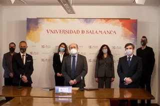Antonio Notario, nuevo decano de la Facultad de Filosofía y su equipo