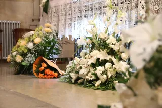 Carlos García Carbayo, asiste a la ofrenda floral a San Juan de Sahagún