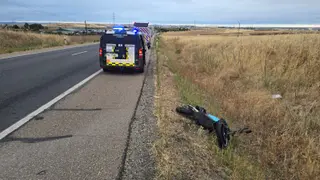 Un varón fallece en un accidente de tráfico en Castellanos de Moriscos