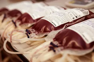 imagen archivo, banco de sangre