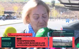 Toñi, salmantina y madre de una de las personas afectadas en el accidente de tren de Toledo