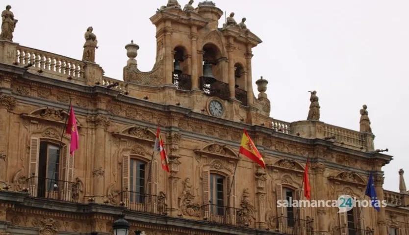 Fachada del Ayuntamiento de Salamanca. Imagen de archivo Salamanca24horas.com