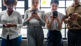 Móvil redes sociales