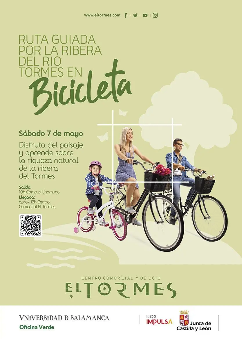 Cartel Paseo en bici