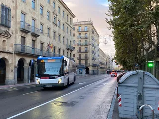 Gran vía, autobuses, archivo | Mateo García