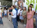 Visita del PSOE a Salamaq