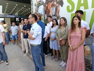 Visita del PSOE a Salamaq