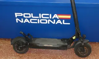 Imagen de archivo de otro patinete robado y recuperado por Policía Nacional