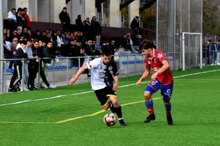 David García, ante el Numancia FOTO USCF BASE