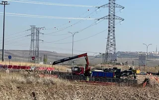 Obras en la carretera N-620 (junto a rotonda de acceso a Peña Alta). Foto de archivo S24H