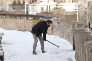 GALERÍA | Nieve y hielo en Salamanca