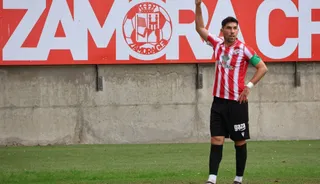 Carlos Ramos, durante el Zamora Real Sociedad B | FOTO ZAMORA24HORAS.COM