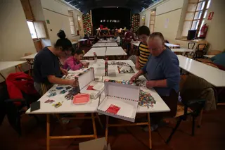La asociación Asecal celebra un nuevo certamen de puzzles