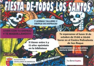 Actividades municipales para la víspera de todos los santos