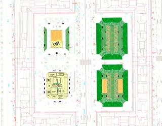Plano de la reforma de la plaza de Castrotorafe con casi 195.000 euros. Ayto Salamanca