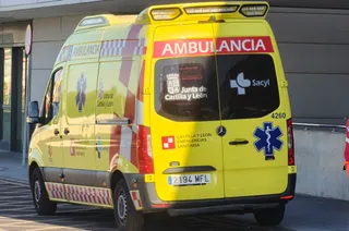 Ambulancia. Foto de archivo