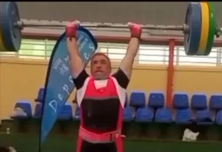Miguel Ángel Gracia, subcampeón Mundial Máster en Halterofilia