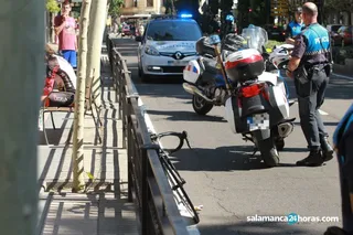 Accidente de bicicleta en el paseo de Carmelitas (2)