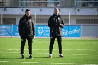 Casañ, junto a Víctor Aguirre | FOTO SALAMANCA24HORAS.COM