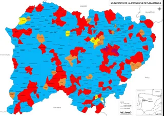 Mapa Salamanca