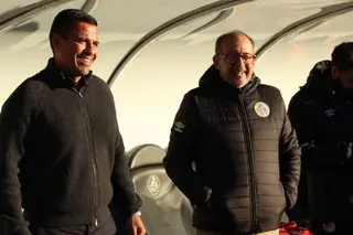 Rafa Dueñas, minutos antes del Salamanca CF UDS - Marino de Luanco