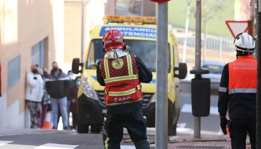 Incendio en una vivienda de la calle San Arcadio