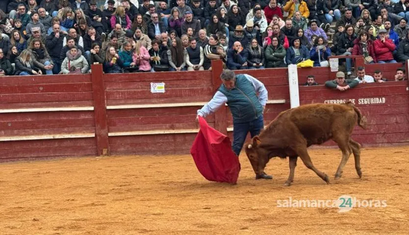 Aficionados prácticos taurinos de Ciudad Rodrigo debutan en el Carnaval del Toro 2025