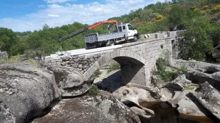 Puente Rando de San Esteban de la Sierra, rehabilitación. Foto Patrimonio Cultural Hispania Nostra