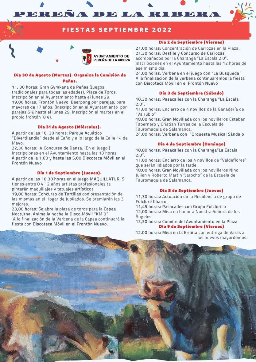 Pereña programa fiestas