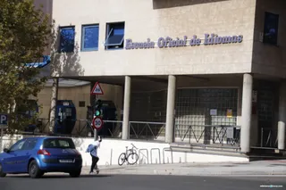 Escuela de idiomas. Foto de archivo