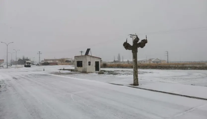 Nieve en Peñaranda de Bracamonte