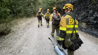 BRIF Daroca en el incendio de Jarilla | ATBRIF
