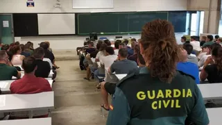 Una agente de la Guardia Civil durante una prueba de ingreso al cuerpo. Foto de archivo. Europa Press