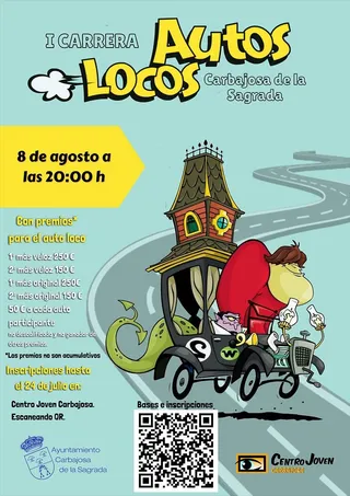 Carbajosa de la Sagrada celebrará este verano la I Carrera de Autos Locos