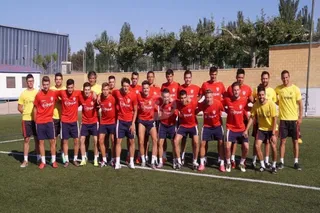 Primer entrenamiento Guijuelo 2016/17