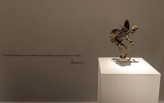‘Bailar los trazos’ recoge la importancia del dibujo y el vacío en la obra del escultor salmantino Venancio Blanco. Fotos David Arranz | ICAL