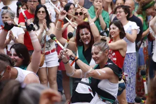 Batucada por las calles de Salamanca